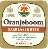 Oranjeboom Bierbrouwerij, Oranjeboom Dark Lager Beer Birra