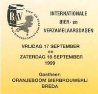 Oranjeboom Bierbrouwerij, BAV Verzamelaarsdagen