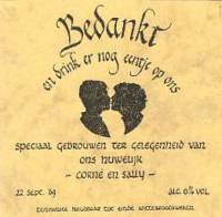 Oranjeboom Bierbrouwerij, Bedankt Corné en Sally