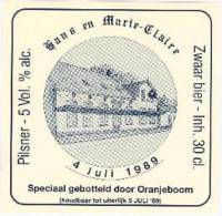 Oranjeboom Bierbrouwerij, Hans en Marie-Claire