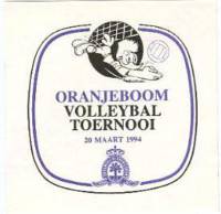 Oranjeboom Bierbrouwerij, Volleybaltoernooi 20 maart 1994