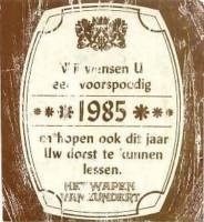 Oranjeboom Bierbrouwerij, Voorspoedig 1985