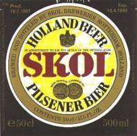 Oranjeboom Bierbrouwerij, Skol Holland Beer Pilsener Bier