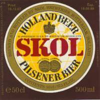 Oranjeboom Bierbrouwerij, Skol Holland Beer Pilsener Bier