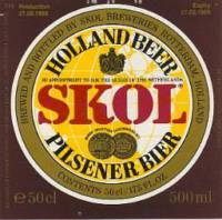 Oranjeboom Bierbrouwerij, Skol Holland Beer Pilsener Bier