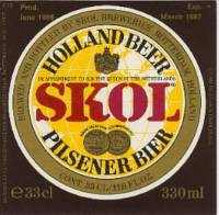 Oranjeboom Bierbrouwerij, Skol Holland Beer Pilsener Bier