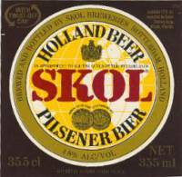 Oranjeboom Bierbrouwerij, Skol Holland Beer Pilsener Bier