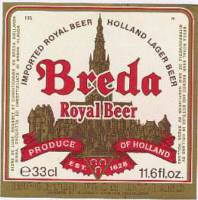 Oranjeboom Bierbrouwerij, Breda Royal Beer Imported Royal Beer