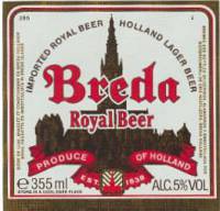 Oranjeboom Bierbrouwerij, Breda Royal Beer Imported Royal Beer