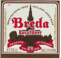 Oranjeboom Bierbrouwerij, Breda Royal Beer Imported Royal Beer