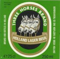 Oranjeboom Bierbrouwerij, Three Horses Brand Holland Lager Beer