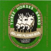 Oranjeboom Bierbrouwerij, Three Horses Brand Holland Pilsener Beer Lager Beer