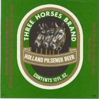 Oranjeboom Bierbrouwerij, Three Horses Brand Holland Pilsener Beer