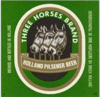 Oranjeboom Bierbrouwerij, Three Horses Brand Holland Pilsener Beer