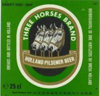 Oranjeboom Bierbrouwerij, Three Horses Brand Holland Pilsener Beer