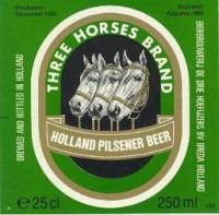 Oranjeboom Bierbrouwerij, Three Horses Brand Holland Pilsener Beer
