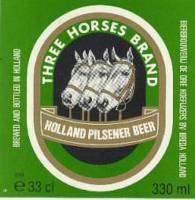Oranjeboom Bierbrouwerij, Three Horses Brand Holland Pilsener Beer