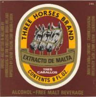 Oranjeboom Bierbrouwerij, Three Horses Brand Extracto de Malta