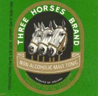 Oranjeboom Bierbrouwerij, Three Horses Brand Non Alcoholic Malt Tonic