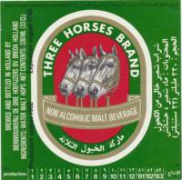 Oranjeboom Bierbrouwerij, Three Horses Brand Non Alcoholic Malt Beverage