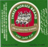 Oranjeboom Bierbrouwerij, Three Horses Brand Non Alcoholic Malt Beverage