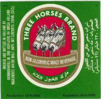 Oranjeboom Bierbrouwerij, Three Horses Brand Non Alcoholic Malt Beverage