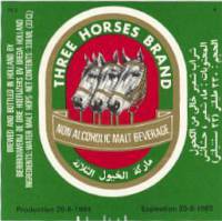 Oranjeboom Bierbrouwerij, Three Horses Brand Non Alcoholic Malt Beverage