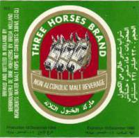 Oranjeboom Bierbrouwerij, Three Horses Brand Non Alcoholic Malt Beverage