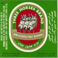 Oranjeboom Bierbrouwerij, Three Horses Brand Non Alcoholic Malt Beverage