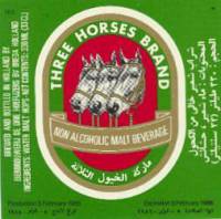 Oranjeboom Bierbrouwerij, Three Horses Brand Non Alcoholic Malt Beverage
