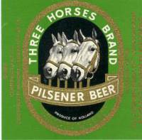 Oranjeboom Bierbrouwerij, Three Horses Brand Pilsener Beer