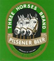 Oranjeboom Bierbrouwerij, Three Horses Brand Pilsener Beer