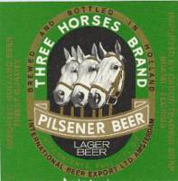Oranjeboom Bierbrouwerij, Three Horses Brand Pilsener Beer Lager Beer