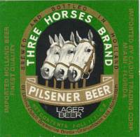 Oranjeboom Bierbrouwerij, Three Horses Brand Pilsener Beer Lager Beer