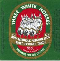Oranjeboom Bierbrouwerij, Three White Horses Non Alcoholic Malt Extract Tonic