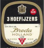 Oranjeboom Bierbrouwerij, 3 Hoefijzers Breda Holland Luxe Bier