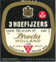 Oranjeboom Bierbrouwerij, 3 Hoefijzers Breda Holland Luxe Bier