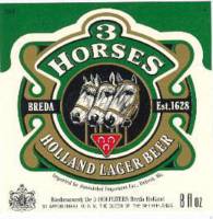 Oranjeboom Bierbrouwerij, 3 Horses Holland Lager Beer