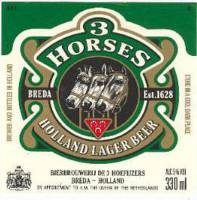 Oranjeboom Bierbrouwerij, 3 Horses Holland Lager Beer