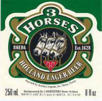 Oranjeboom Bierbrouwerij, 3 Horses Holland Lager Beer