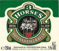 Oranjeboom Bierbrouwerij, 3 Horses Holland Lager Beer