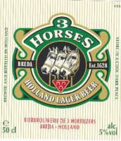 Oranjeboom Bierbrouwerij, 3 Horses Holland Lager Beer