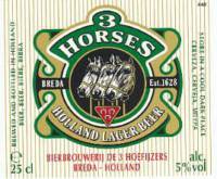 Oranjeboom Bierbrouwerij, 3 Horses Holland Lager Beer