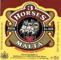 Oranjeboom Bierbrouwerij, 3 Horses Malta