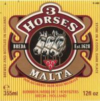 Oranjeboom Bierbrouwerij, 3 Horses Malta