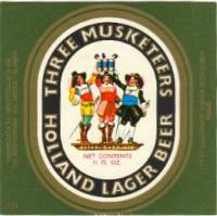 Oranjeboom Bierbrouwerij, Three Musketeers Holland Lager Beer