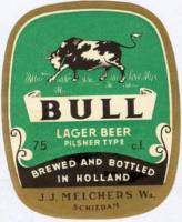 Oranjeboom Bierbrouwerij, Bull Lager Beer Pilsner Type