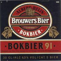 Oranjeboom Bierbrouwerij, Brouwers Bier Bokbier 91