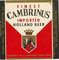 Oranjeboom Bierbrouwerij, Cambrinus Imported Holland Beer