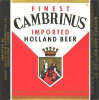 Oranjeboom Bierbrouwerij, Cambrinus Imported Holland Beer